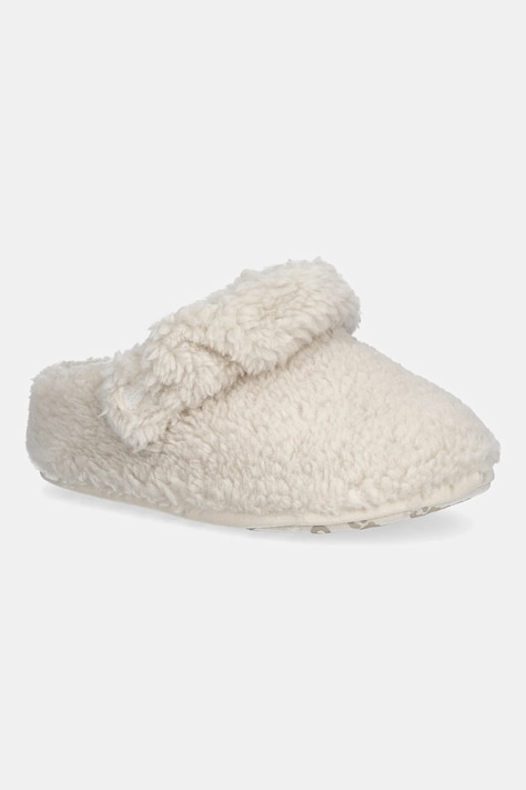 Dětské papuče Crocs CROCS CLASSIC COZZY SLIPPER béžová barva, 210857