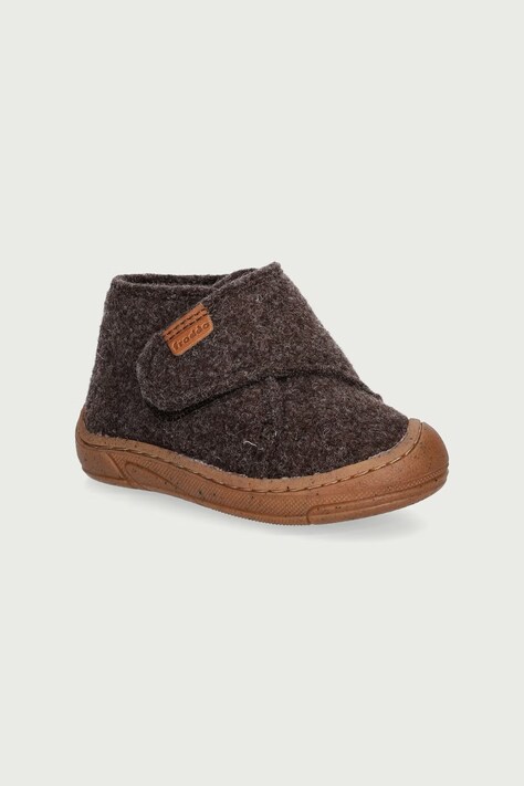 Froddo Παντόφλες Παιδικές MINNI WOOLY καφέ G1700343