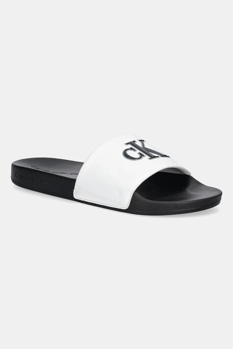 Шльопанці Calvin Klein Jeans SLIDE JELLY MONO PU колір чорний YM0YM01281