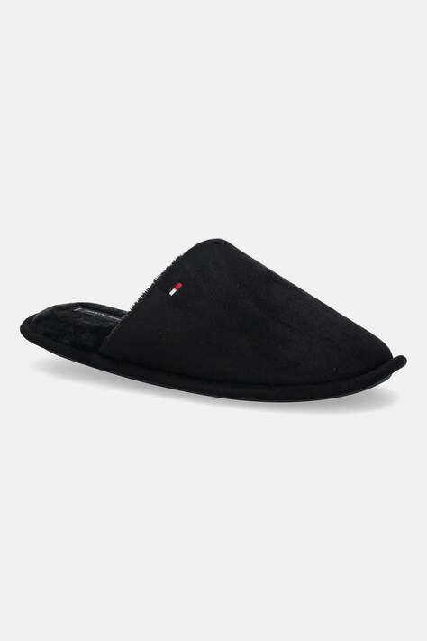 Παντόφλες Tommy Hilfiger CORE FLAG HOUSE SHOE χρώμα: μαύρο, FM0FM05565