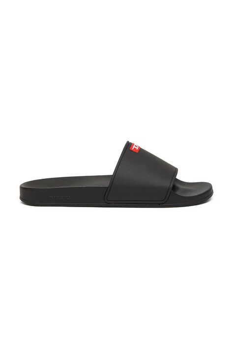 Παντόφλες Diesel Sa-Swim χρώμα: μαύρο, Y03712-P8453-T8013