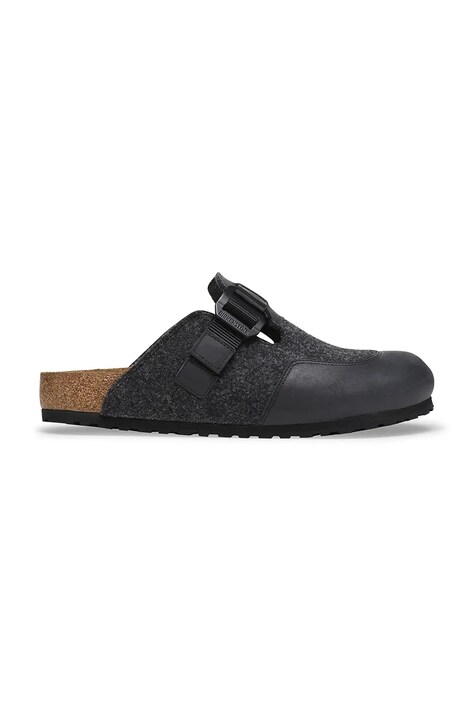 Birkenstock klapki Boston Nova męskie kolor szary 1030159