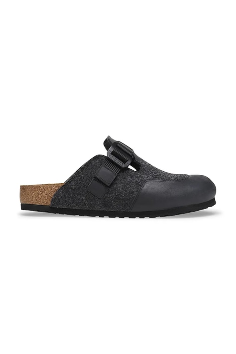 Birkenstock klapki Boston Nova męskie kolor szary 1030159