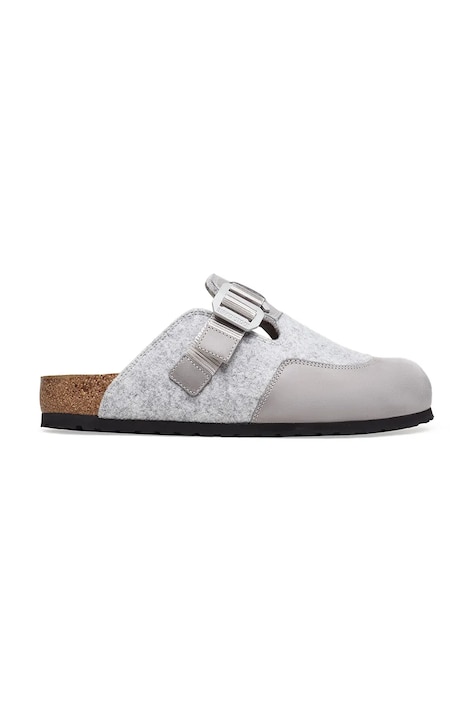 Birkenstock klapki Boston Nova męskie kolor szary 1030202