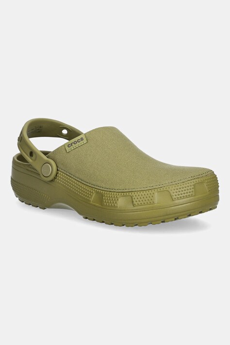 Crocs klapki Classic Crafted Clog męskie kolor zielony 211354