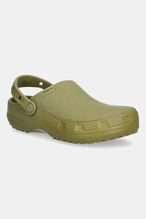 Crocs papuci Classic Crafted Clog culoarea verde, 211354