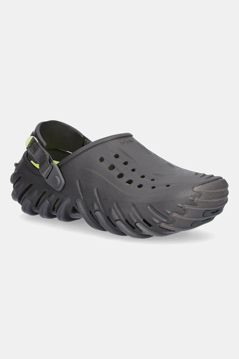 Crocs papuci Echo Icey Ro Clog culoarea gri, 211458