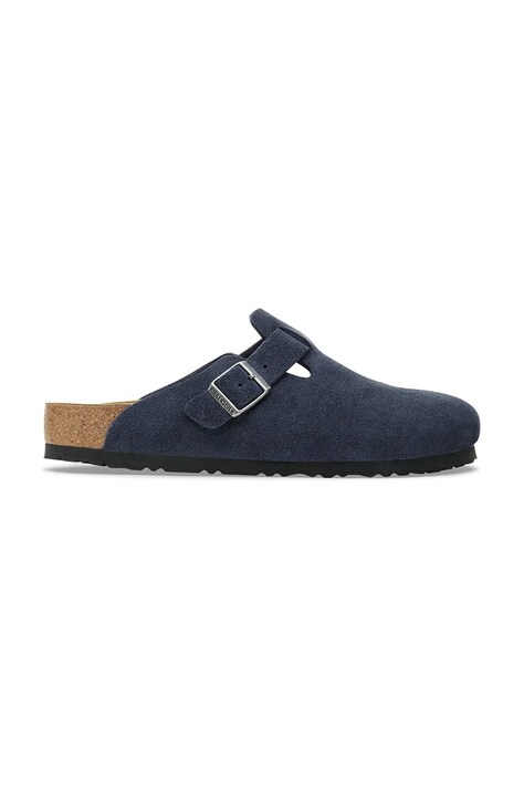 Birkenstock klapki Boston kolor niebieski 1030816