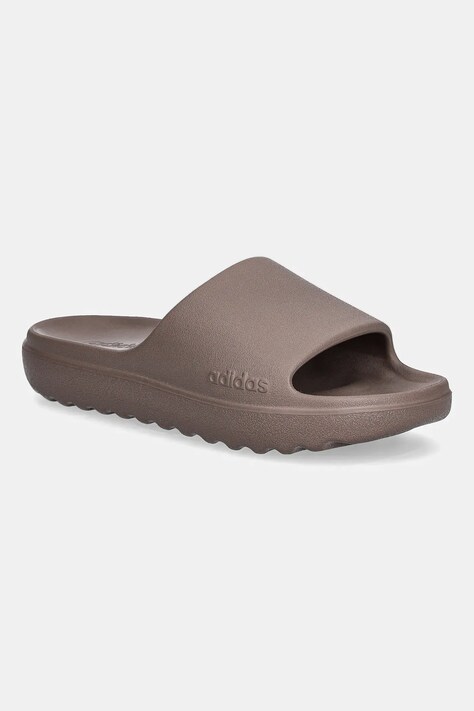 Παντόφλες adidas Adilette Lumia χρώμα: καφέ, JQ0790