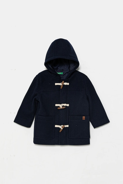 United Colors of Benetton palton pentru copii culoarea bleumarin 222VGN03Z