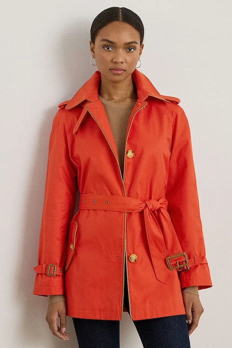 Lauren Ralph Lauren kabát narancssárga, 297979525