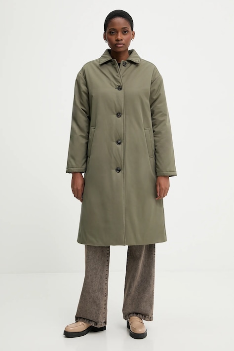 United Colors of Benetton palton culoarea verde, 2I1UDN08F