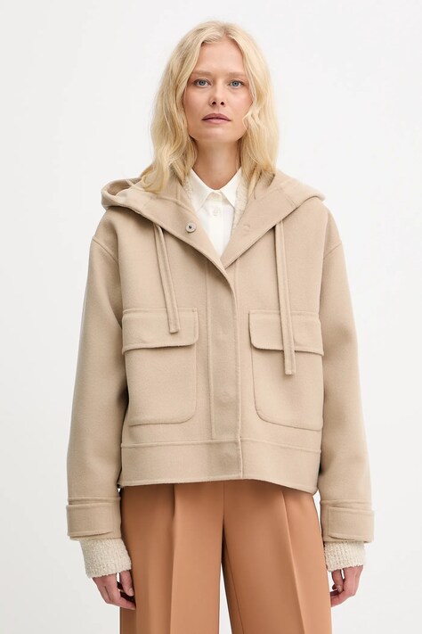Παλτό Weekend Max Mara GARY χρώμα: πράσινο, 2525086041600