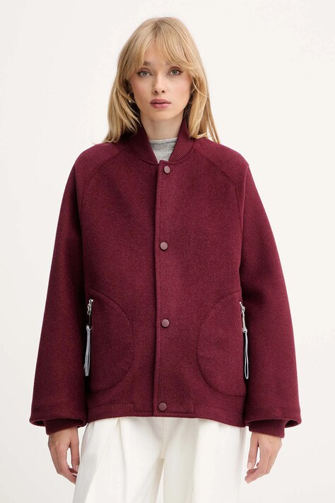 MAX&Co. giacca in lana colore granata  2526086013200