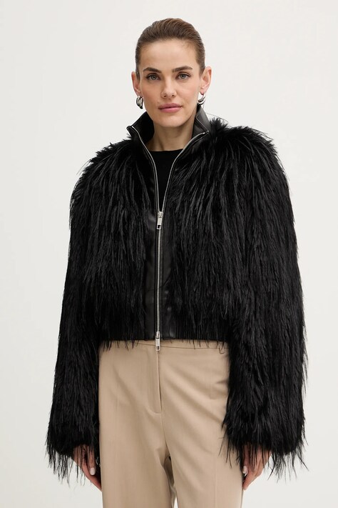 BOSS kurtka kolor czarny przejściowa 50548357