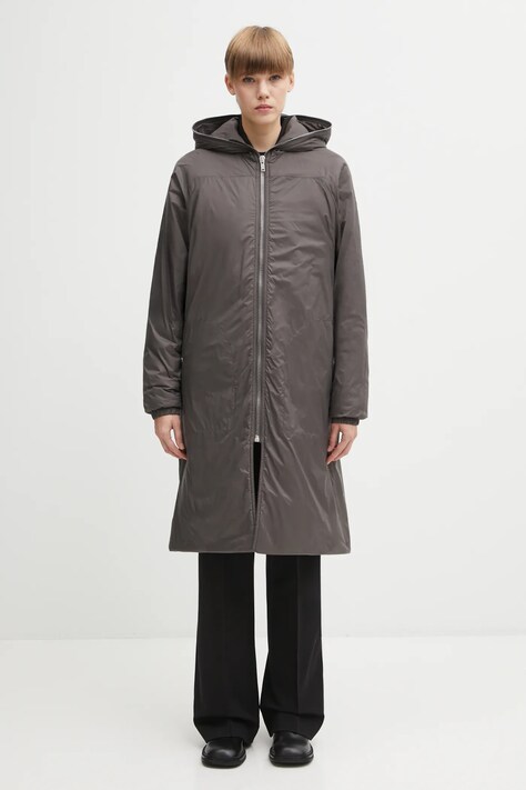 Rick Owens DRKSHDW kurtka Sealed Windbreaker kolor beżowy zimowa DS02E7923.NP