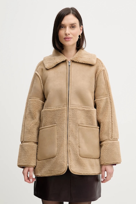 Куртка Pedro del Hierro колір зелений демісезонна oversize 7522244