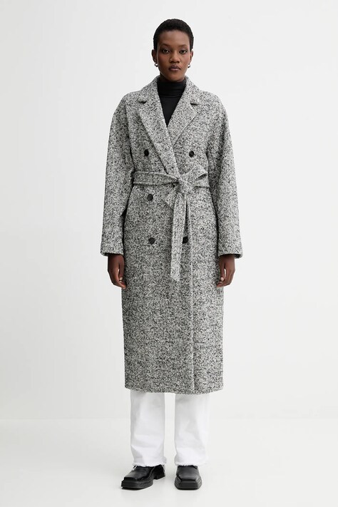 Marc O'Polo cappotto con lana colore nero  509017671133