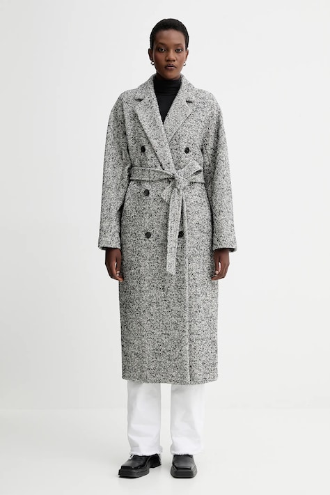 Marc O'Polo cappotto con lana colore nero 509017671133