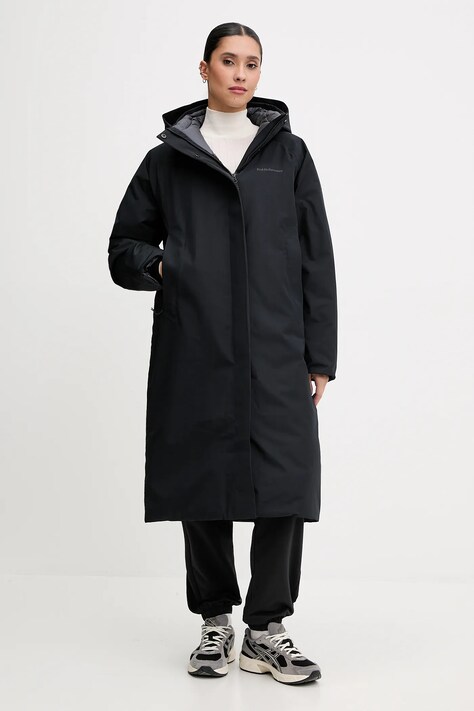 Peak Performance kurtka puchowa Treeline kolor czarny zimowa G80416