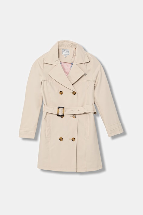 Dětský trenčkot Guess béžová barva, J5YL06 WFYD0
