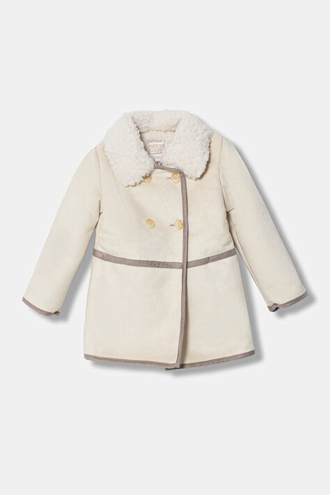 Guess płaszcz kolor beżowy K5BL02 WHGN0