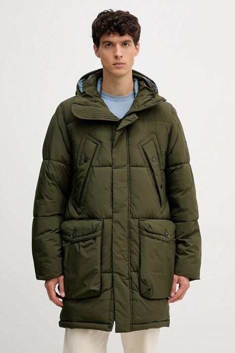 PS Paul Smith kurtka kolor zielony zimowa M2R-657Z-T22456