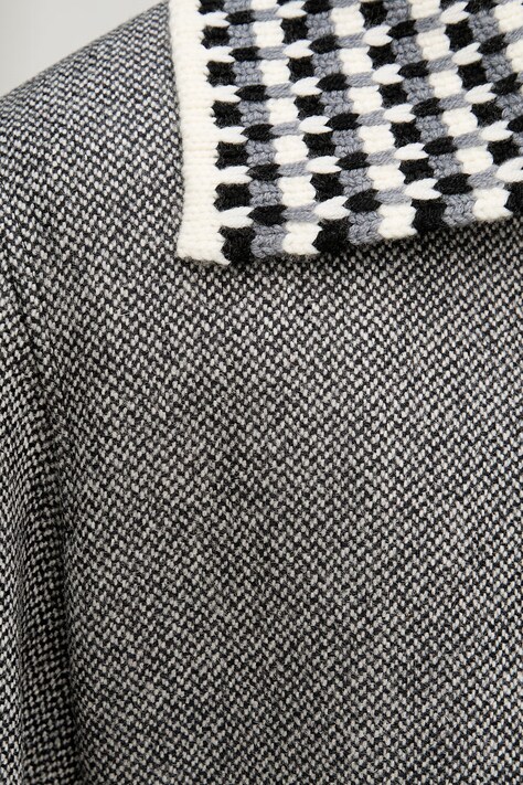 Вовняне пальто Drôle de Monsieur Le Manteau Tweed — фото 6