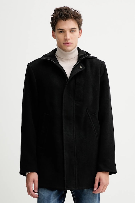 Палто с вълна G-Star 0 в черно D27311.E155
