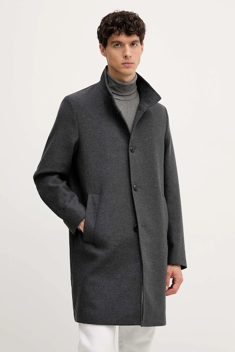 Marc O'Polo haină cu lână culoarea gri, 529028871044