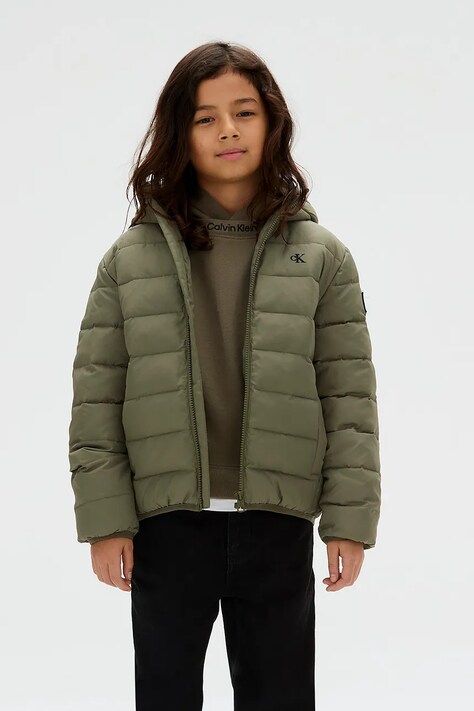 Пуховая куртка Calvin Klein Jeans цвет зелёный IB0IB02174