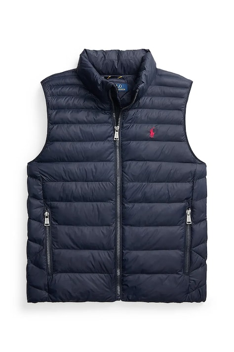 Polo Ralph Lauren vestă copii culoarea bleumarin, 323969872002