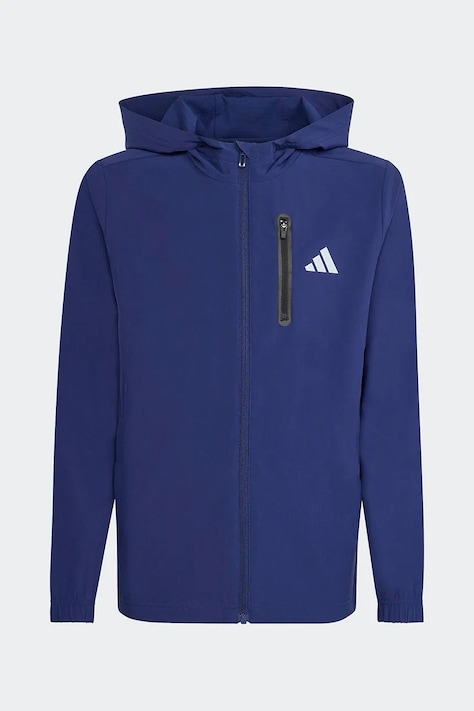 Παιδικό μπουφάν adidas χρώμα: ναυτικό μπλε, KE5428