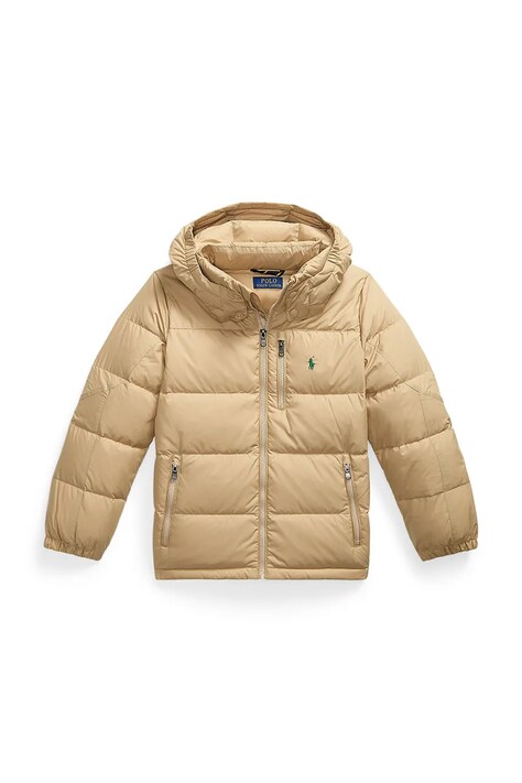 Детско пухено яке Polo Ralph Lauren в бежово 323969861003