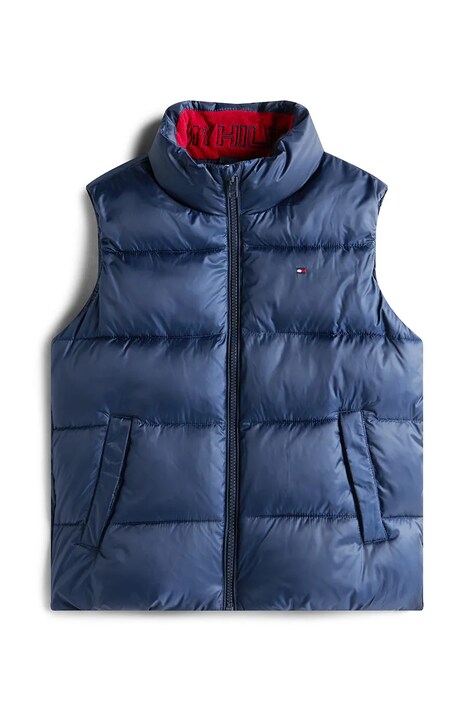 Tommy Hilfiger bezrękawnik dziecięcy kolor granatowy KB0KB10092