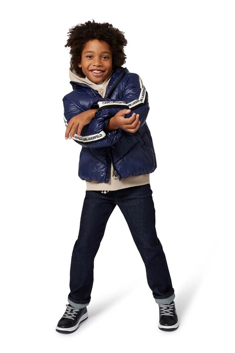 Karl Lagerfeld giacca per bambini colore blu navy Z31040