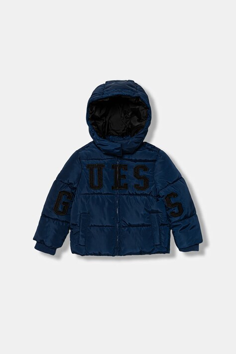 Guess kurtka dziecięca kolor granatowy N5BL01 WB240