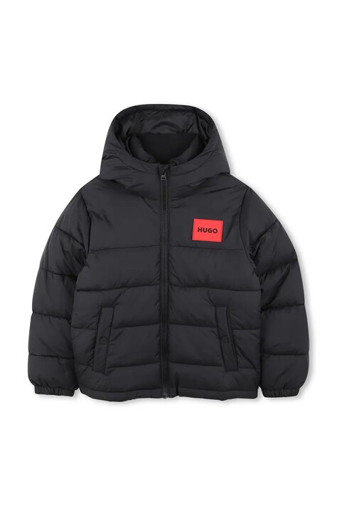 HUGO giacca per bambini colore nero G00484