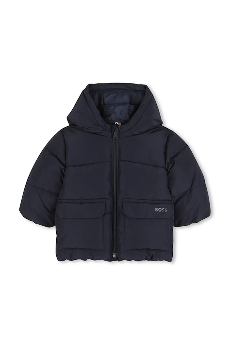 BOSS geacă bebe culoarea bleumarin, J52476
