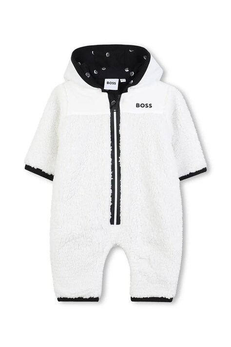 Бебешки гащеризон BOSS в бяло J52488