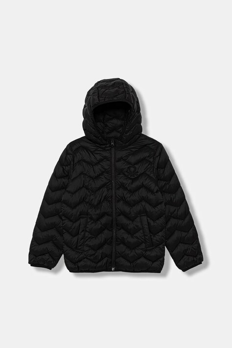 United Colors of Benetton geacă copii culoarea negru, 2TWDCN04V
