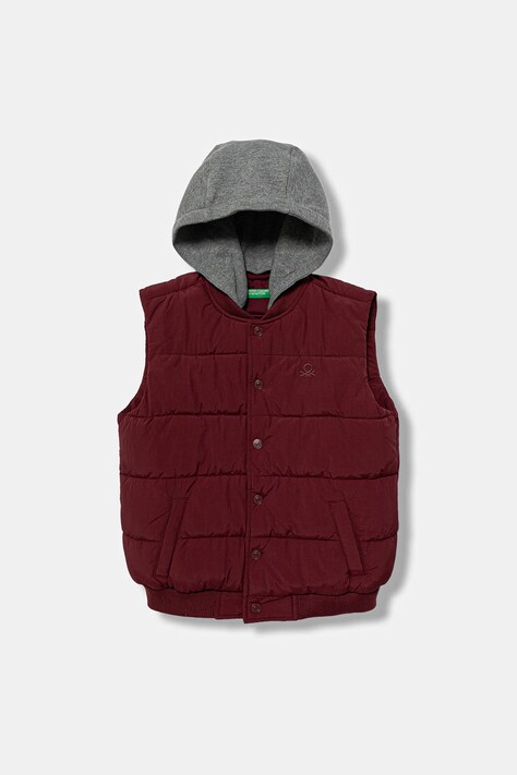 Dječji prsluk United Colors of Benetton boja: bordo, 2IGGCJ012