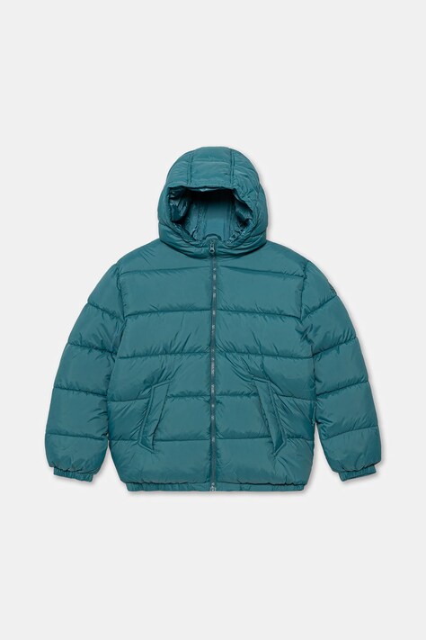 Детская куртка United Colors of Benetton цвет бирюзовый 2WU0CN06N