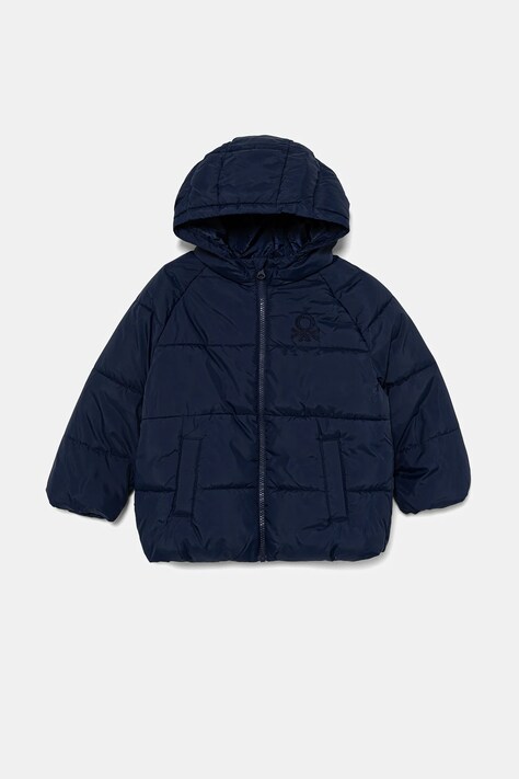 United Colors of Benetton geacă copii culoarea bleumarin, 2WU0GN02W