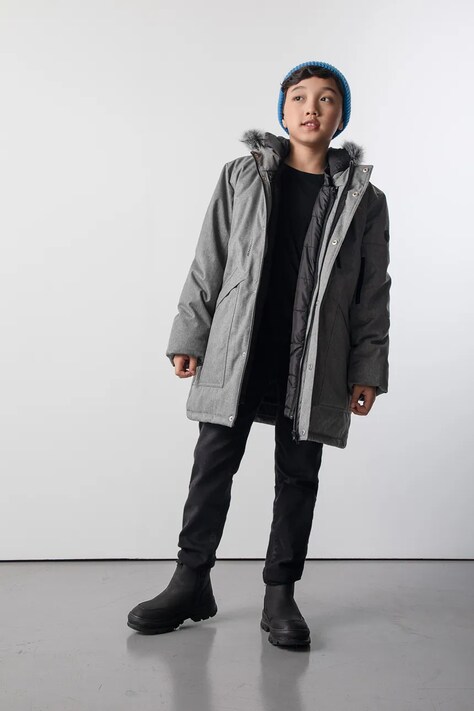 Детская зимняя куртка Coccodrillo цвет серый OUTERWEAR BOY JUNIOR