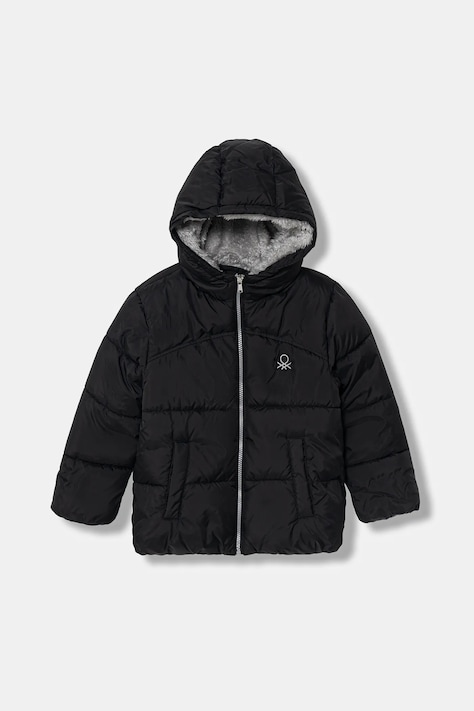 Дитяча куртка United Colors of Benetton колір чорний 2WU0CN05I