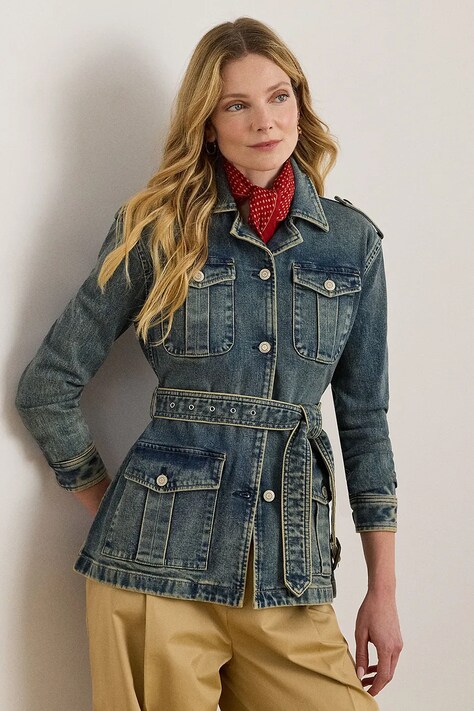 Джинсова куртка Lauren Ralph Lauren перехідна 200978818