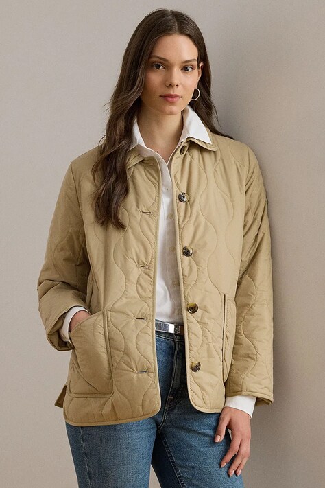 Μπουφάν Lauren Ralph Lauren χρώμα: μπεζ, 297979513