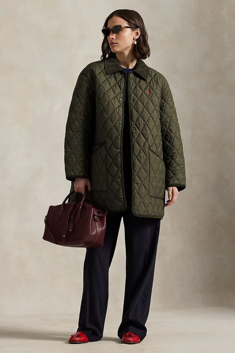 Polo Ralph Lauren kurtka przejściowa damska zielona 211971180