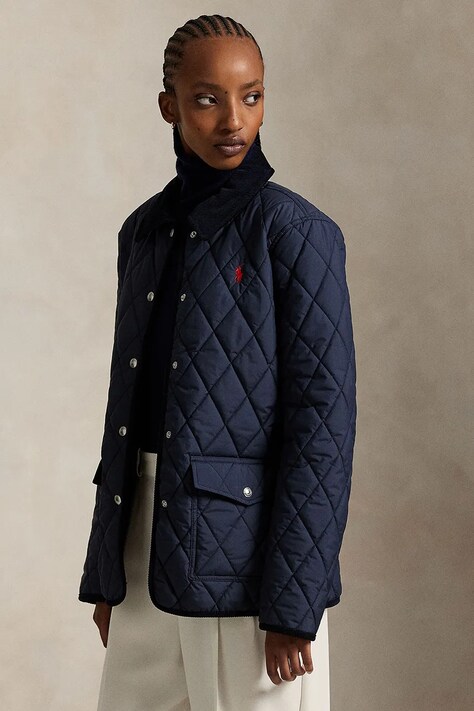 Polo Ralph Lauren kurtka kolor granatowy przejściowa 211965336